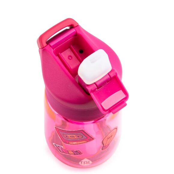 TAL tritan Flip kids water bottle 14 oz  Pink - Picture 2 of 8